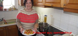 «Γεύσεις Κρήτης» με χοιρινό, πιπεριές και κάστανα